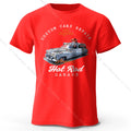 Custom Car Club T-Shirt Embossed Logo 100% Cotton Unisex Tee