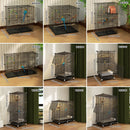Birdcage Metal Mesh Parrot Pigeon Starling Villa Cage Acacia