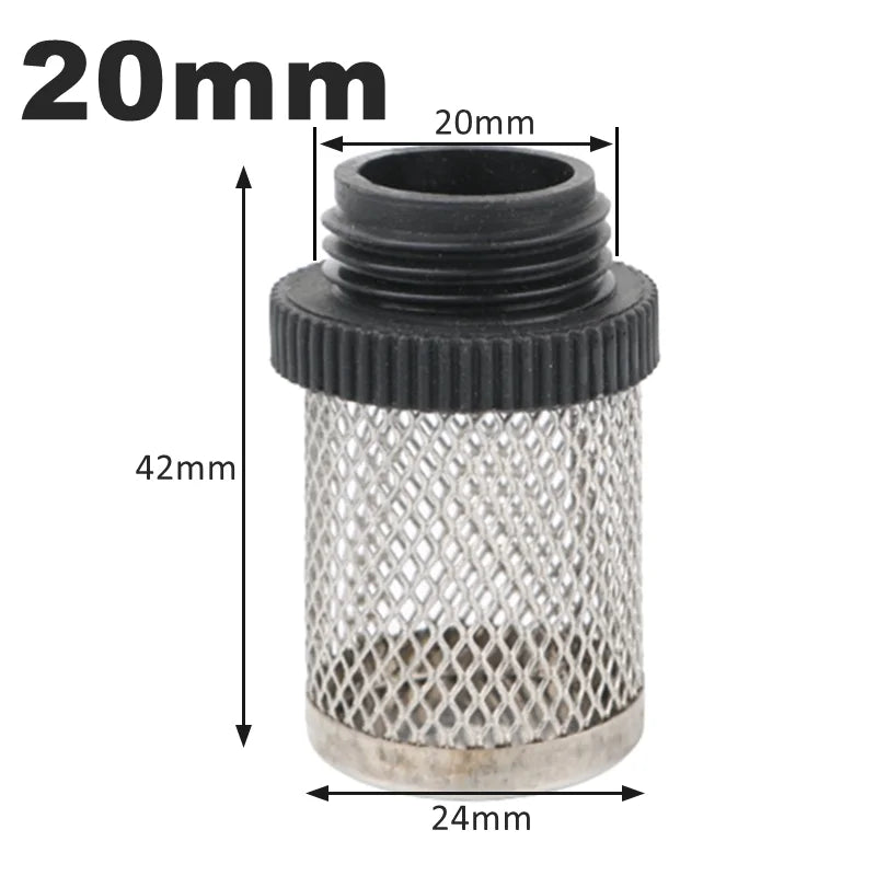 304 Stainless Steel Filter For Garden Irrigation Aquarium Water Pump