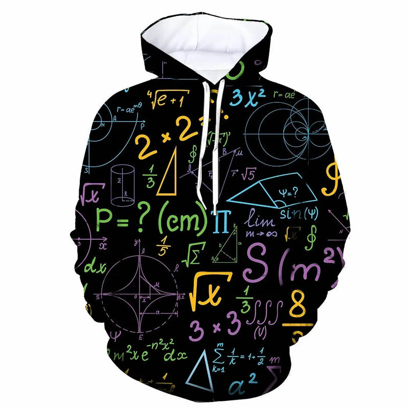 Men's Hooded Sweatshirt 3D Printed Pattern Casual Loose Sportswear Top