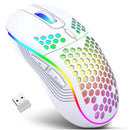 2.4G Wireless Gaming Mouse RGB Lighting Adjustable DPI Ergonomic Design