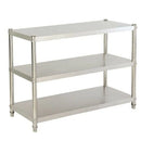 3-tier Stainless Steel Storage Rack Strong Load Capacity Organizer