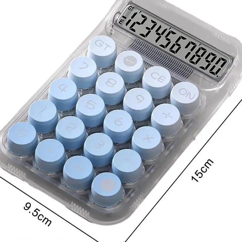 Portable Calculator Large Display Mechanical Keyboard For Students