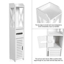 Bathroom Cabinet Wood Storage Cupboard Shelf Tissue Rack 80x15 CM