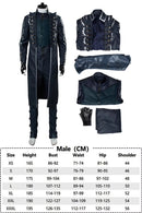 Dante Cosplay Costume DMC 5 Outfit Wig Coat Pants For Adults