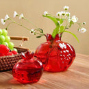 Glass Flower Vase Hydroponic Plant Pot Decorative Desktop Container