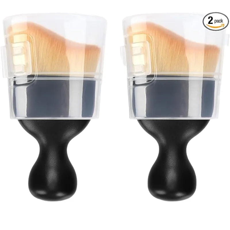 2pcs Car Interior Cleaning Brush Soft Bristle Detail Vent Brush