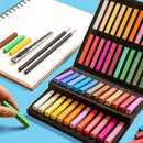 Soft Dry Pastel Crayons Art Set With Brush For Students