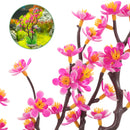 Aquarium Plum Blossom Decor Realistic Fake Underwater Plant Accessory
