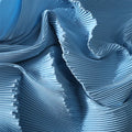 Pleated Fabric Soft Polyester Textile For Wedding Decor Sewing