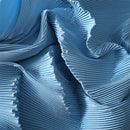 Pleated Fabric Soft Polyester Textile For Wedding Decor Sewing