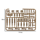 WWII Military Building Blocks Toy Soldier Figure With Machine Gun Mortar