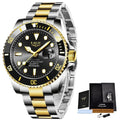 LIGE Men's Quartz Wristwatch Waterproof Sport Diver Date Clock
