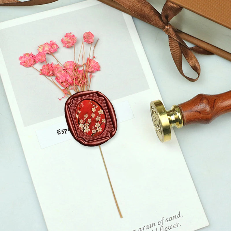 Special-shaped Wax Seal Stamp Head Vintage Embossed Invitation Envelope