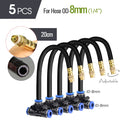 20cm Adjustable Garden Irrigation Nozzle Brass Misting Sprayer Tee