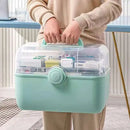 Large Capacity Portable Medicine Organizer Box For Home Storage