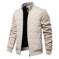 Men's Winter Jacket Thickened Long Sleeve Solid Color Hoodie