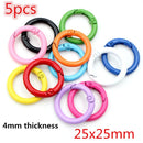 Colorful Mixed Alloy Jump Rings Lobster Clasp DIY Jewelry Making Supplies