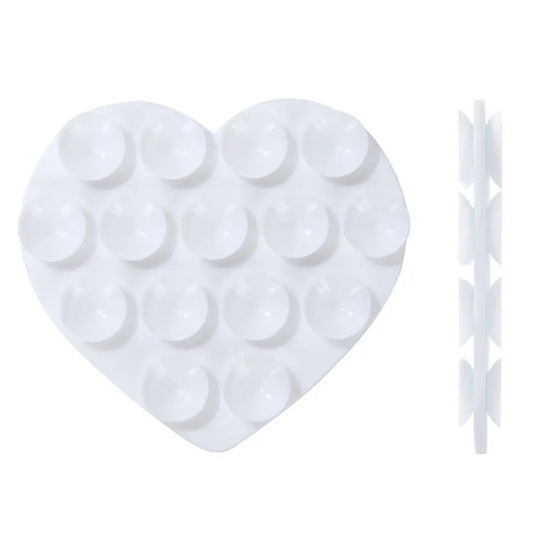 Heart-Shaped Silicone Suction Cup Bracket Strong Mobile Phone Holder