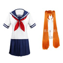Yandere Simulator Cosplay Costume Osana Najimi School Uniform Wig
