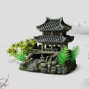Resin Aquarium Ornament Fish Tank Landscape House Decoration Model
