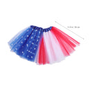 American Flag Tutu Skirt For Girls Patriotic Summer Dress Kids
