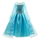 Girls Elsa Costume Frozen Princess Dress Snow Queen Party Gown