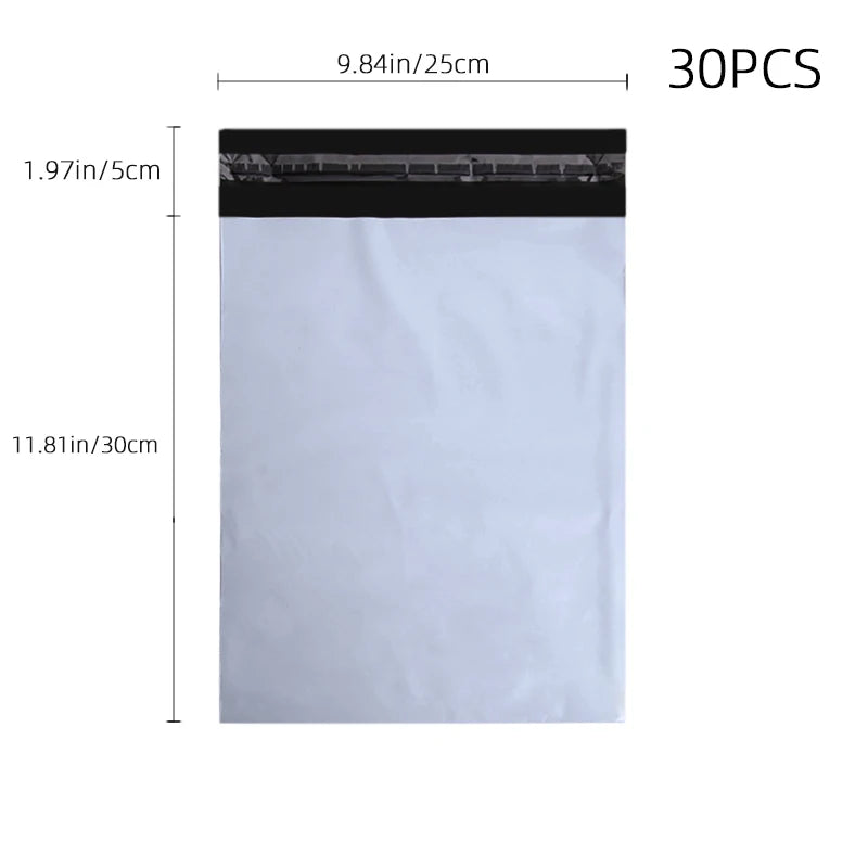 Waterproof Poly Mailers 25x35cm Grey Tear Resistant Strong Envelopes