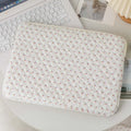 Quilted Laptop Sleeve Case Protective Cover For 11 To 15 Inch Laptops