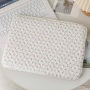 Quilted Laptop Sleeve Case Protective Cover For 11 To 15 Inch Laptops