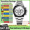 PAGANI DESIGN Men's Luxury Quartz Watch Chronograph Waterproof VK63