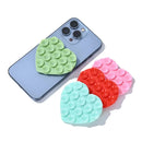 Heart-Shaped Silicone Suction Cup Bracket Strong Mobile Phone Holder