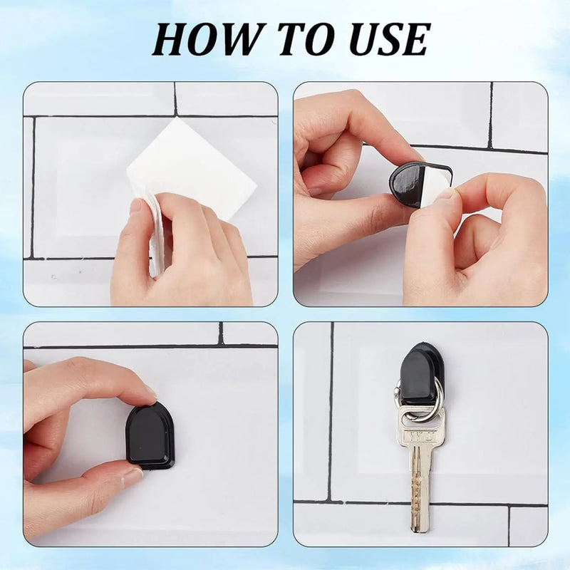 Mini Car Hooks For Interior Storage USB Cable Headphone Key Holder
