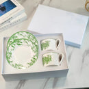 European Ceramic Coffee Cup Set With Plates And Gift Box