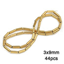 Gold Plated Hematite Beads Star Heart Shapes Loose Jewelry Beads