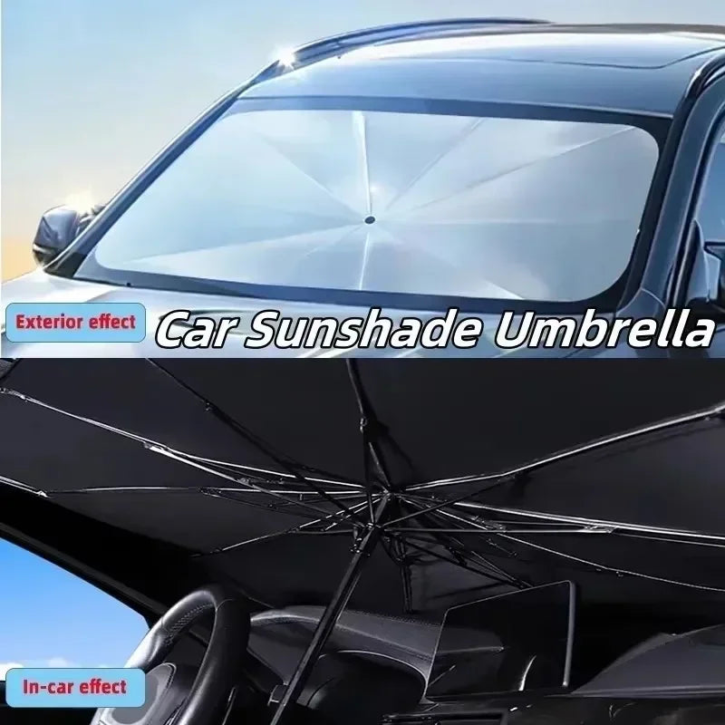 Car Sunshade Umbrella Windshield Protector For Summer Auto Shading