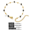 Stainless Steel Braided Rope Adjustable Bracelet For Men And Women