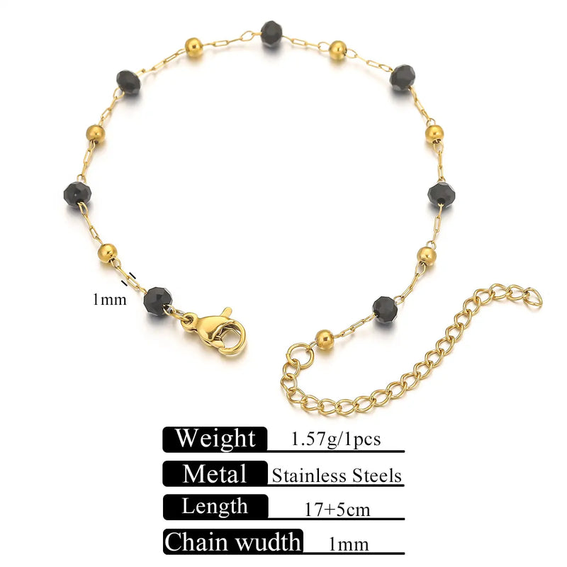 Stainless Steel Braided Rope Adjustable Bracelet For Men And Women