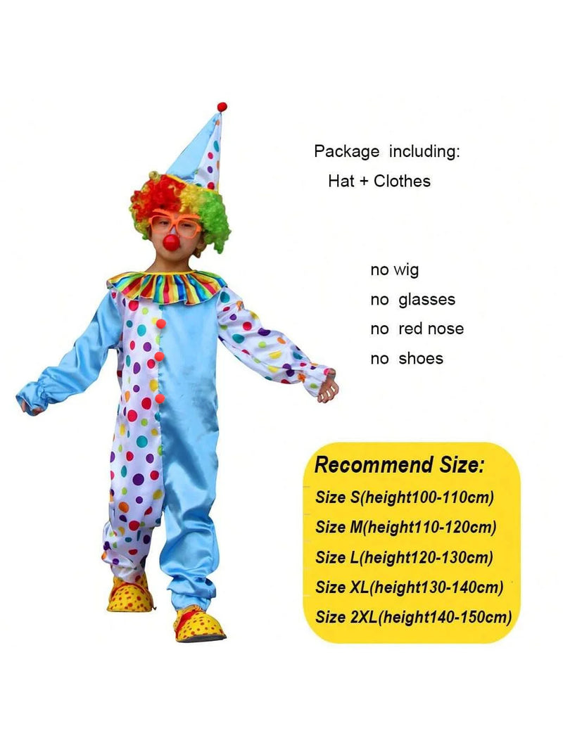 Funny Costumes For Kids Clown Role Play Suits For Boys Girls