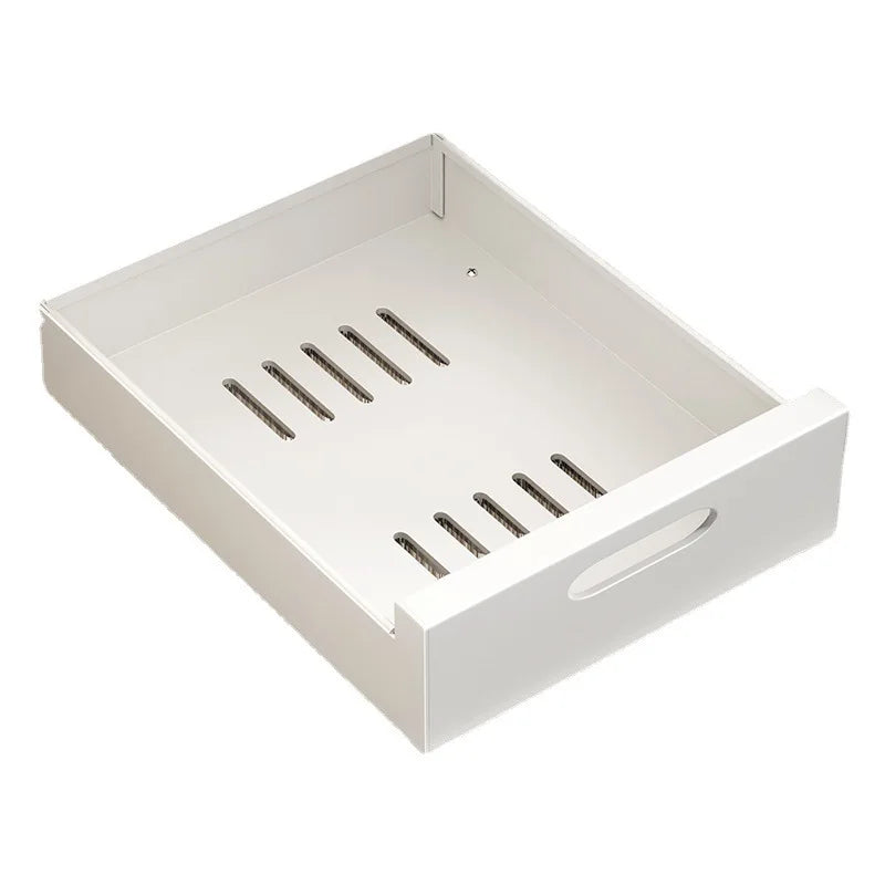 In-Cabinet Pulley Drawer Organizer Kitchen Shelf Spice Storage Box