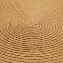 Set Of 12 Round Braided Table Mats Non Slip Heat Resistant Pads