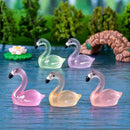 18Pcs Luminous Swan Aquarium Decor Glow In Dark Fish Tank Accessories