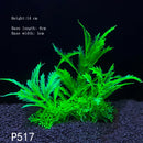 Artificial Aquarium Plants Green Plastic Underwater Fish Tank Decor