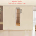 4pcs Mirror Wall Sticker Acrylic Self-adhesive Soft Plastic Sheets