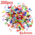 Colorful Mixed Alloy Jump Rings Lobster Clasp DIY Jewelry Making Supplies