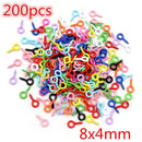 Colorful Mixed Alloy Jump Rings Lobster Clasp DIY Jewelry Making Supplies