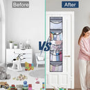 Foldable Over The Door Clothes Organizer With 5 Pockets For Closet