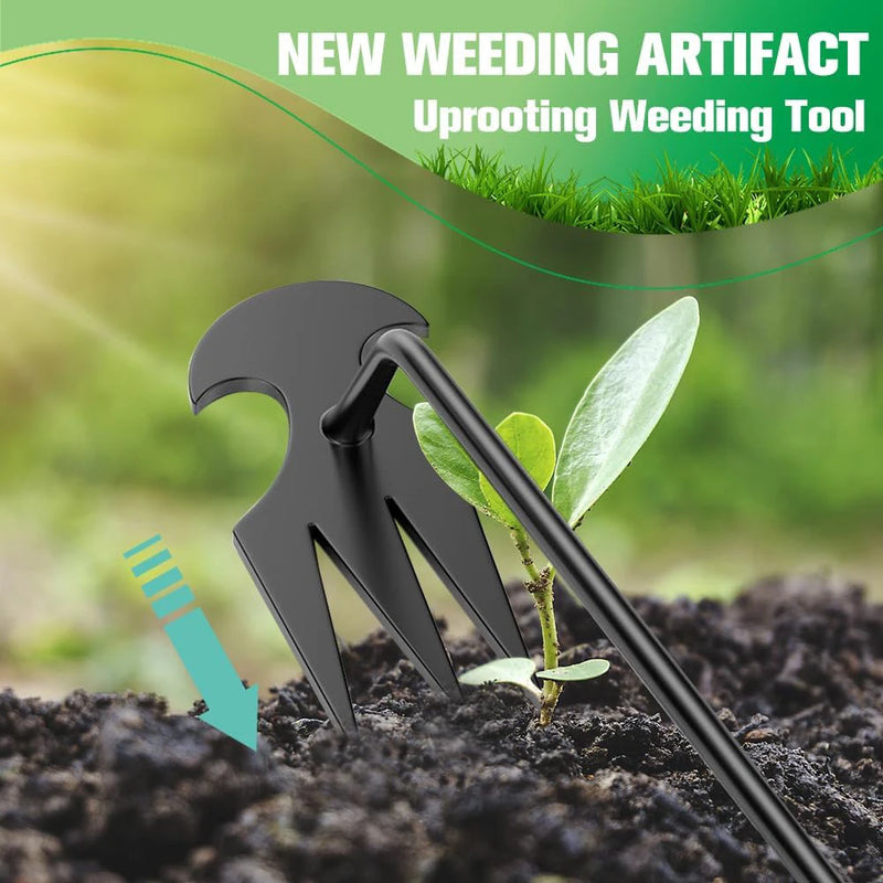 Weeding Tool 4-Claw Manganese Steel Garden Hand Weed Puller