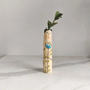 Bohemian Girl Face Resin Art Sculpture Vase For Indoor Decoration