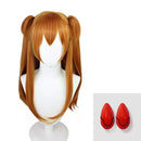 Asuka Langley Soryu Cosplay Wig With Hair Clips For Women